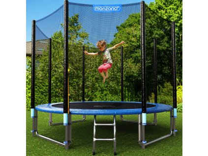 Trampolína O 305 cm s bezpečnostnou sieťou a certifikátom TÜV SÜD GS