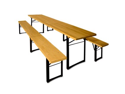 Pivný set 220 cm - skladací