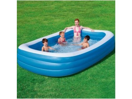 Plavecký bazénik Bestway "Blue Rectangular Family Pool" 305x183x56cm 4126