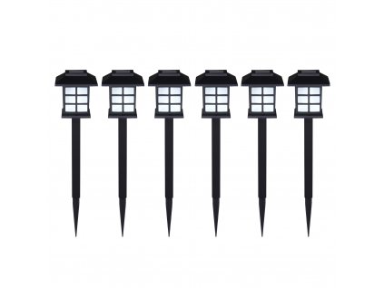 Sada 6 LED solárnych lamp 12914