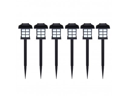 Sada 6 LED solárnych lamp 12914