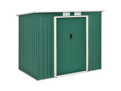 Záhradný domček M 213×130×173 cm - tmavozelený 13885