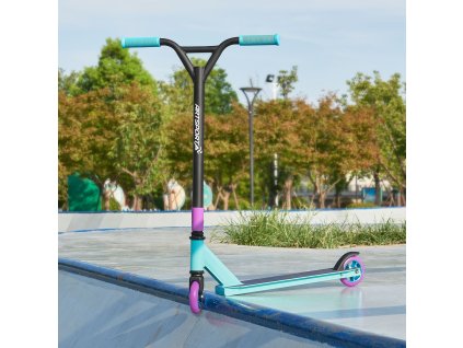 Freestyle kolobežka Retro Purple - modrá využitie