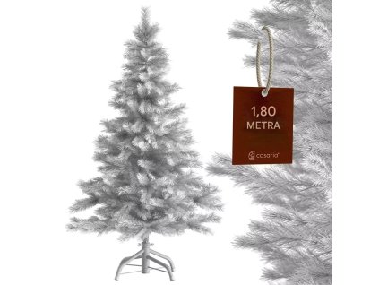 Umelý vianočný stromček 180 cm - biely