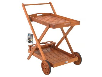 Servírovací vozík - agát