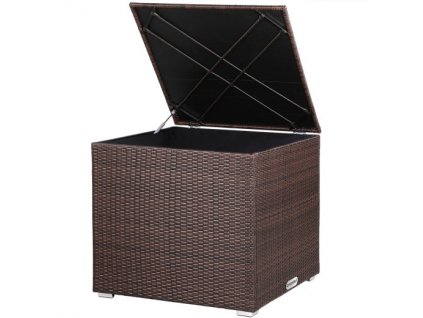 Úložný box 75x75x70cm - hnedý