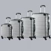 Set 4 ks cestovných kufrov - strieborný