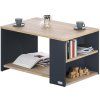 Konferenčný stolík Santa Cruz 90x60x50 cm - drevo/sivý