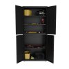 Kovová kancelárska skriňa - čierna