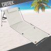 Plážová podložka s operadlom - béžová