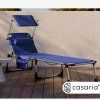 Záhradné lehátko Bari - modré