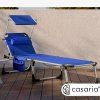 Záhradné lehátko Malta - modré
