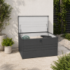 Kovový úložný box 590 L - antracit