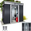 Záhradný domček 196x122x180 cm - antracit