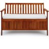 Záhradná lavica s úložným boxom - 120 cm 6346
