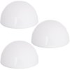 Sada 3 LED solárne svetla polkruhové 12974