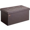 Úložná lavica 80x38x38 cm - hnedá