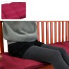 Poduška na lavicu 145x45x8 cm - tmavočervená využitie