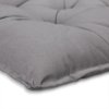 4 x poduška 40x40x8cm - sivá prešívanie