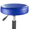 Taburetka na kolieskach - modrá sedák
