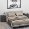 Sada 2 ks nočných stolíkov Eloise 54x39x28 cm - LED antracit v interiéri