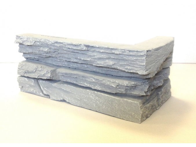 Obklad imitace kamene SW šedý - roh