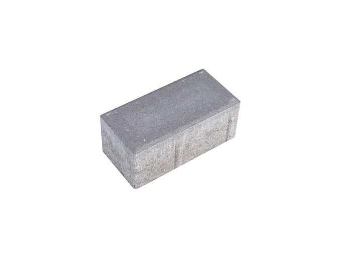 Zámková dlažba parketa 20x10cm 8cm - šedá