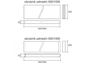 obrubník zahradní Fino