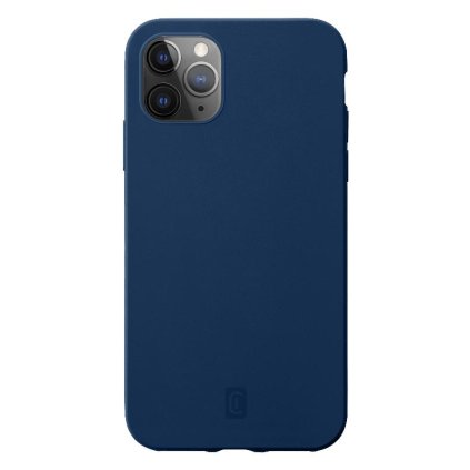 Ochranný silikonový kryt Cellularline Sensation pro Apple iPhone 12 Pro Max, navy blue