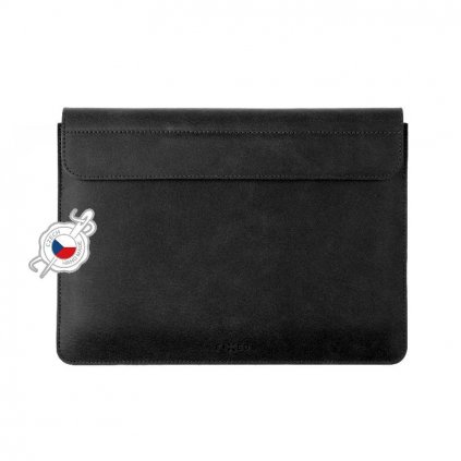 Kožené pouzdro FIXED Oxford pro Apple MacBook 12", černé