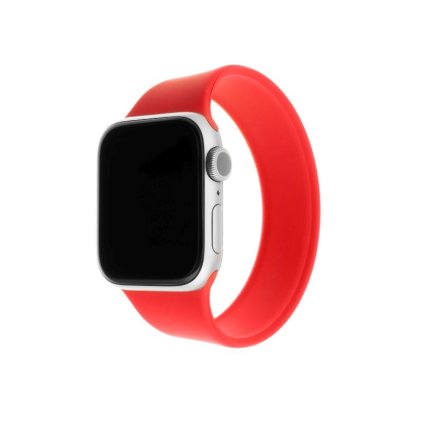 Elastický silikonový řemínek FIXED Silicone Strap pro Apple Watch 38/40/41mm, velikost L, červený