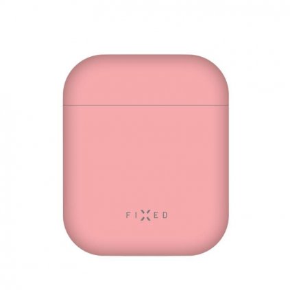 Ultratenké silikonové pouzdro FIXED Silky pro Apple Airpods, růžové