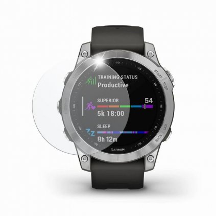 Ochranné tvrzené sklo FIXED pro smartwatch Garmin Fenix 7/Epix Gen 2, 2ks v balení, čiré