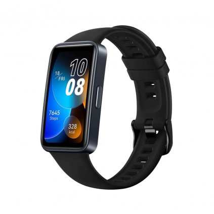 Silikonový řemínek FIXED Silicone Strap pro Huawei Band 8/9, černý