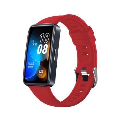 Silikonový řemínek FIXED Silicone Strap pro Huawei Band 8/9, červený