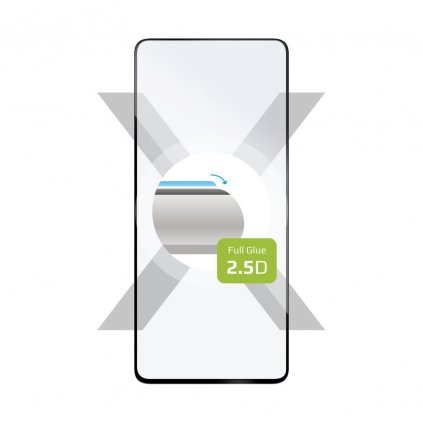 Ochranné tvrzené sklo FIXED Full-Cover pro Oppo A79 5G, lepení přes celý displej, černé