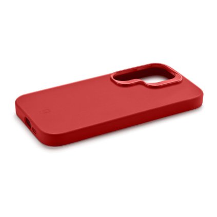Ochranný silikonový kryt Cellularline Sensation Plus pro Samsung Galaxy S24, červený