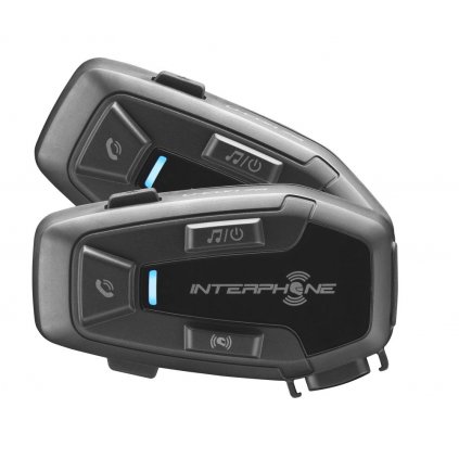 Bluetooth headset pro uzavřené a otevřené přilby Interphone U-COM7R, Twin Pack