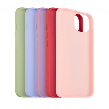 5x set pogumovaných krytů FIXED Story pro Apple iPhone 13, v různých barvách, variace 2