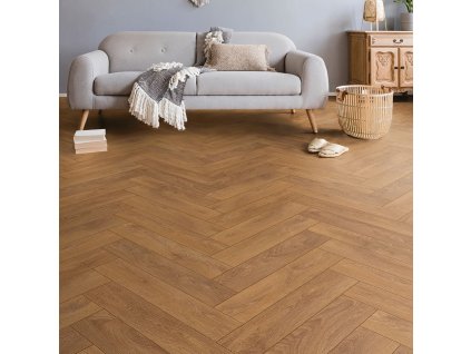 laminalt 8mm eurohome herringbone 8573 harlech oak 01