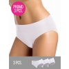 3PACK- Kalhotky klasické bezešvé Slip midi Intimidea