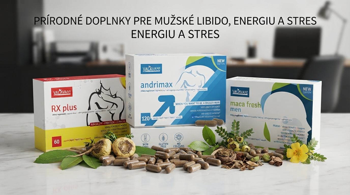 Prírodné doplnky na mužské libido a energiu: Ktoré fungujú aj pri dlhodobom strese?