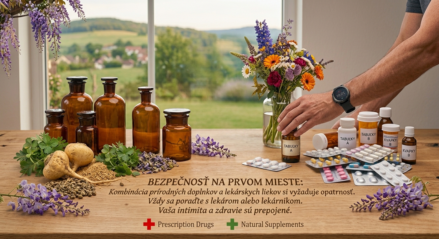Interakcie doplnkov na libido s liekmi: čo si dať pozor
