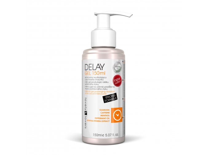 Delay gel 150ml lubrikačný gel pre dlhšiu sexuálnu výdrž