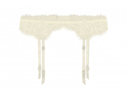 Podvazkový pás Fuchsia ecru - Julimex (Barva ecru, Velikost S)