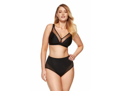 Dámská podprsenka Soft model 171720 černá - Gorteks (Velikost 80E)