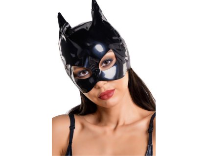Dámská sexy erotik maska Erolanta 955020 Černá - Glossy