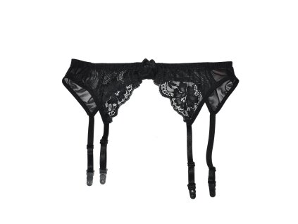 Podvazkový pás 136 - DeLafense (Barva bílá, Velikost S)