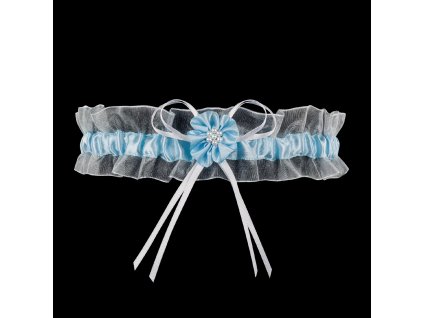 Podvazek PW-33 bílomodrá - Julimex (Barva bílo-modrá, Velikost uni)