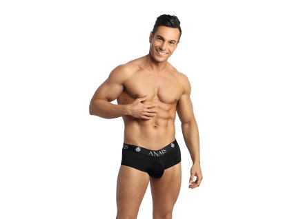 Pánské slipy otevřené Petrol Jock Bikini - Anais (Barva černá, Velikost M)